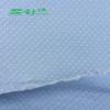 Luz azul tingido bebê fronha de malha tecido algodão poliéster cama cama tecido fabricantes fornecimento de tecido de camada de ar