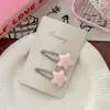 Pinza para el Cabello y Goma para el Cabello Brillantes de Estrella de Cinco Puntas Estilo Coreano, Sencillos y Elegantes, Pinza para el Cabello con Pedrería Brillante para Niñas, Cuerda Doble para Cola de Caballo, Goma para el Cabello para Mujeres