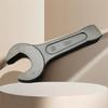 Llave de Impacto Resistente de Boca Abierta con Mango Recto de Cabeza Única con Martillo de Impacto Endurecido Llave de Impacto No Estándar Rígida 77-57 #
