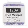 Popular Anel de Lixa Mini 3MM Anel de Lixa Pequeno Rolamento de Anel de Lixa Remoção de Unha de Manicure Anel de Lixa Anel de Lixa Mini Branco para Nail Art