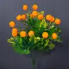 Fruta Simulada Kumquat Pequeño Manzana 12 Cabezas Espuma Fruta Mango Flor Decoración del Hogar Exhibición Fruta Falsa Simulada Venta al por Mayor
