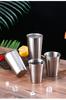 Taza de acero inoxidable 304 de estilo coreano, taza de agua de una sola capa, taza para bebidas frías, taza para jugo de restaurante, taza a prueba de caídas, taza para cerveza, taza para bebidas