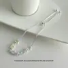 Pulseira Estrela Colorida Fresca Doce Fashion Versátil para Mulheres Ajustável com Fio de Puxar Design de Nicho Toque de Luxo Joia de Mão para Mulheres