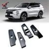 Adecuado para Mitsubishi 22 Outlander Interruptor de Elevalunas Modificado Panel Decorativo Botón de Ventana Marco Decorativo Especial