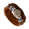 Pulsera para Hombre Estilo Coreano Aleación Ancha Cuero Genuino Piel de Vaca Joyería de Moda para Hombre Trendy Estudiantes Japoneses y Coreanos Personalizada Sencilla Joyería de Moda
