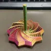 Adorno Personalizado Impreso en 3D Torre de Zanahorias Espiral Poligonal Juguete Tridimensional para Niños Gadget Creativo Transfronterizo para Aliviar el Estrés