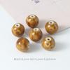 Acessórios de Joalheria DIY Contas de Cerâmica Redondas de 16mm Acessórios para Colar e Pulseira Peças Pequenas Contas Soltas Contas Feitas à Mão com Contas