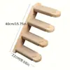 Estante de Escalada para Gatos Montado en la Pared Madera Maciza Montado en la Pared Montado en la Pared Estante para Gatos Pequeño que No Ocupa Espacio Nido para Gatos Hamaca Integrada