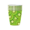 Decoración de Fiesta de Cumpleaños Temática de Kiwi Plato de Frutas Plato de Papel Desechable Vaso de Papel Arreglo de Vajilla de Frutas de Verano