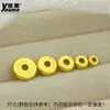 Espaciador de latón DIY pulsera Wenwan plano brillante liso Rueda de ábaco cuentas sueltas junta Xizang accesorios de joyería material