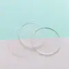 Pieza de disco redondo de acrílico transparente de 3 mm anillo base de pastel bandeja para postres base para mano fabricantes de bricolaje