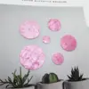 Nuezas Piezas Redondas Coloridas de Imitación de Concha Acrílica Adornos Colgantes para Carrillones de Viento Materiales Hechos a Mano para Ropa Accesorios para Joyería DIY