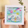 Enfeites de Pintura de Diamante, Adesivos de Desenho Animado DIY Fofos Feitos à Mão, Porta-Retratos de Acrílico, Pinturas Decorativas, Decorações para Quarto e Sala de Estar no Atacado