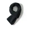 Cachecol de Cashmere para Homens e Mulheres, Estilo Coreano Versátil Tricotado Grosso Quente Protetor de Pescoço, Cor Sólida, Novo Modelo de Inverno Atacado