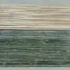 Tiras de bambú tiras de cuero de dos capas tiras finas de bambú tiras de bambú tiras de seda materiales de bambú hechos a mano decoración de boda DIY lámpara de pez jardín de infantes
