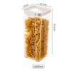 Caja de Almacenamiento Lata para Granos Sellada Almacenamiento Doméstico Cocina Bocadillos A Prueba de Polvo Transparente Nuevo Plástico Acabado