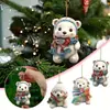 Decoraciones Navideñas Lindas para Árbol de Navidad Colgante para Mochila de Coche Transfronterizo Amazon