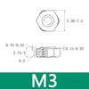 Acero inoxidable 304 tapa hexagonal tuerca hexagonal Perno tuerca tornillo tapa M3M4M5M6M8M10M12