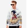Sudadera con capucha de anime de Siete Wukong impresa a todo color para Amazon transfronterizo