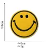 Pegatinas de Tela con Expresiones de Emoji Accesorios para Ropa Calcomanías Decorativas Parches Divertidos Serie de Insignias Redondas Lindas de Smiley