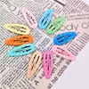 Presilha BB de gota d'água colorida, presilha de cabelo fofa para meninas, novo acessório de cabelo de verão para franja lateral