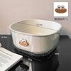 Cesta Drenante de Camada Dupla para Lavar Frutas, Cesta Filtro de Água de Cozinha Doméstica, Cesta para Lavar Vegetais, Bacia de Plástico de Alta Estética para Sala de Estar