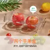 Cajas de Embalaje Especializadas para Fruterías, Cajas de Embalaje Espesadas de PET para Carne Fresca y Alimentos, con Tapas, Cajas para Frutas