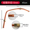 Mini Compressor de Ar Compressor de Ar de Conexão Direta com Acessórios de Bomba de Óleo e Gás, Cotovelo, Válvula de Retenção, Tubo de Alumínio, Tubo de Conexão