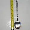 Colher de aço inoxidável adulto colher flor de borboleta 1# colher redonda