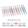 ZEYAR Nuevo Marcador Doble Punta Ventanas Color Crema Tinta Base Agua Británica Bolígrafo Japonés Amazon
