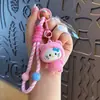 Llavero colgante de pareja de dibujos animados aterciopelado, llave de coche creativa, bolso de mujer, accesorio para teléfono, pequeño regalo para promoción