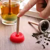 Bomba de inodoro lista para usar del fabricante, Cafetera de té, Filtro de té de silicona de grado alimenticio, Bolsa de té de regalo para personas perezosas