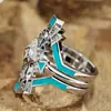 Anillos de Nuevos Productos Europeos y Americanos de Venta Caliente Anillos para Mujer Retro Exagerados Simples Personalizados Anillos para Mujer
