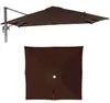 Sombrilla Cuadrada Doble para Patio, Impermeable para Casa, Balcón, Viajero, Superficie de Sombrilla de Repuesto para Parasol Exterior