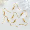 Joyería artesanal diy accesorio para pendiente de gancho de oreja accesorio de gancho de pendiente con resorte de cuenta gancho de oreja accesorio semiacabado al por mayor
