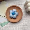 Estilo Coreano Bordado de Cetim Flor de Cinco Pétalas Flores Preenchidas com Algodão Acessórios para Roupas DIY Acessórios Bolsas Sapatos Acessórios para Roupas Infantis Lote