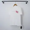 2026 Marca da Moda Nova Ch Coração de Cromo Cruz Sânscrito Bordado Pesado Unissex Casal Casual Gola Redonda Manga Curta Camiseta