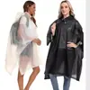 Poncho Impermeable Portátil de una Pieza, Impermeable Transparente a Prueba de Viento para Adultos, Poncho Impermeable Tipo Poncho para Ciclismo al Aire Libre y Vehículos Eléctricos