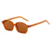 2025 Estilo Nuevo Transfronterizo Huevo de Ganso Moda Gafas de Sol de PC Europeas y Americanas Personalizadas Ovaladas Remaches Simples Casuales Gafas de Sol