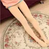 Venta al por mayor de fabricantes, mallas de baile para niños con forro polar de otoño e invierno, calcetines largos de alta elasticidad, pantimedias de nueve puntos para examen de baile