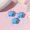 Dopamina Acrílico Color Sólido Agujero Grande Estrella de Cinco Puntas Cuentas Cuentas de Estrella DIY Niños Zapatos con Cuentas Accesorios Venta al por Mayor