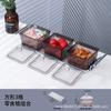 Nuevo Plato de Frutas Secas Regalo Caja de Snacks para el Hogar Compartimento para Dulces y Frutos Secos Placa de Frutas Secas de PS Acrílico Uso Creativo en la Sala de Estar