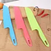 Faca de Fruta de Plástico Infantil, Faca de Educação Infantil, Faca de Bolo, Faca Pequena de Plástico, Faca de Pão, Faca de Segurança de Plástico para Adultos, Jardim de Infância