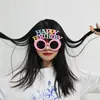 Óculos de Aniversário Peculiares Mais Vendidos Transfronteiriços para Tirar Fotos, Divertida Decoração de Festa de Feliz Aniversário Óculos em Formato de Bolo
