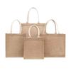 Bolsa de Linho Logo Personalizado Bolsa de Presente de Casamento Sacola de Compras Algodão e Linho Bolsa de Juta Sacola Estéreo de Juta Bolsa de Linho