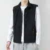 Chaleco Explorer Primavera y Otoño Nuevo Estilo Chaleco de Trabajo para Hombre Casual Exterior Cuello Alto Chaleco Versátil Prenda para Superponer Top