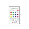 Suministro Directo de Fábrica Control Remoto Inalámbrico de Infrarrojos de Banda RF433M Control Remoto Recto Lámparas con Luz Nocturna RGB de 12 Teclas, 21 Teclas, 24 Teclas