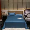 Item único: Lençol de Cetim com 60 Fios Feito de Algodão de Fibra Longa de Xinjiang, Dropshipping de Peça Única, Algodão Puro, Cor Sólida, Lençol de Cama Solteiro