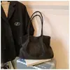 Bolso Retro Transfronterizo para Mujer de Gran Capacidad Nuevo Otoño e Invierno 2025 Bolso de Hombro Plegado Informal Versátil Bolso Tote para Estudiante