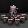 Juego Automático de Té de Arcilla Púrpura Original Juego de Té Kung Fu Venta al por Mayor Regalo Promocional para Oficina y Hogar Caja de Regalo con Logo